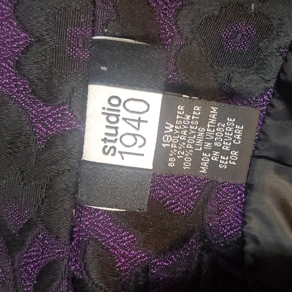 STUDIO 1940 blazer sz 18 W - Picture 2 of 5